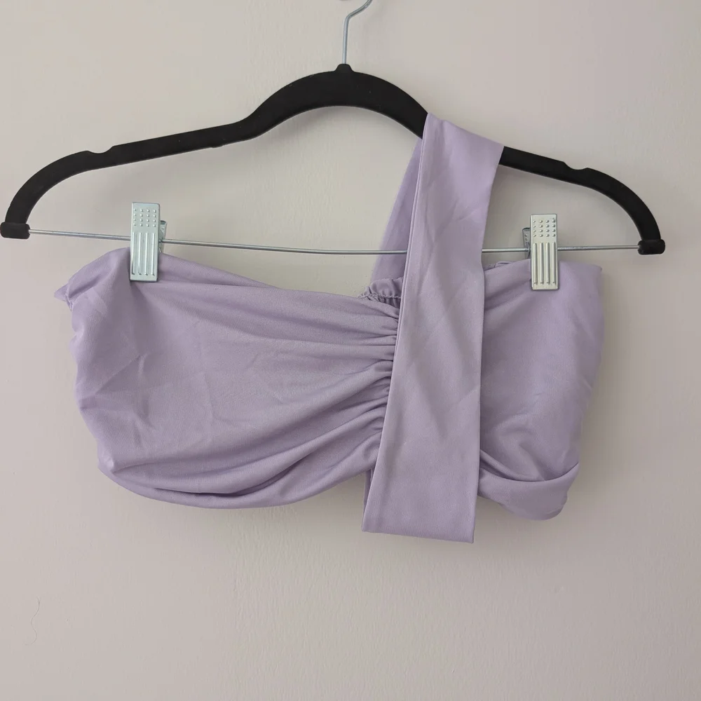 ASOS Lilac Two-Piece Swim Cover-Up Set - US Size 10 (Top) / US Size 8 (Skirt)